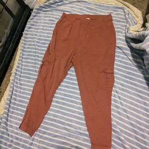 Gap women's red cargo pants size 14